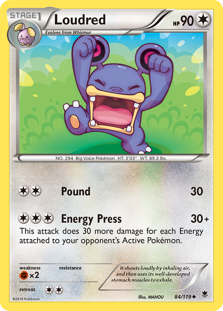 Loudred 084/124 Uncommon