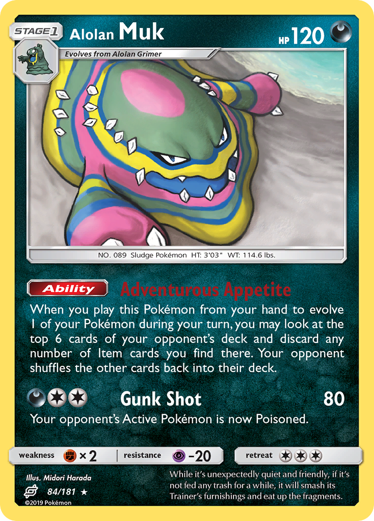 Alolan Muk 084/198 Rare
