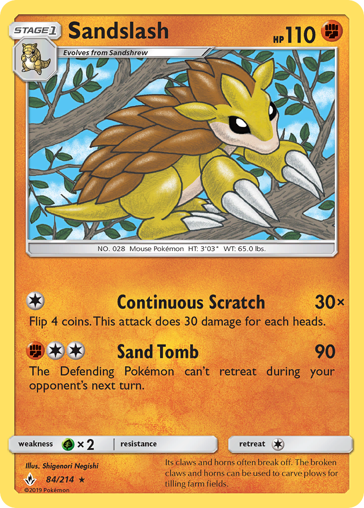 Sandslash 084/234 Rare