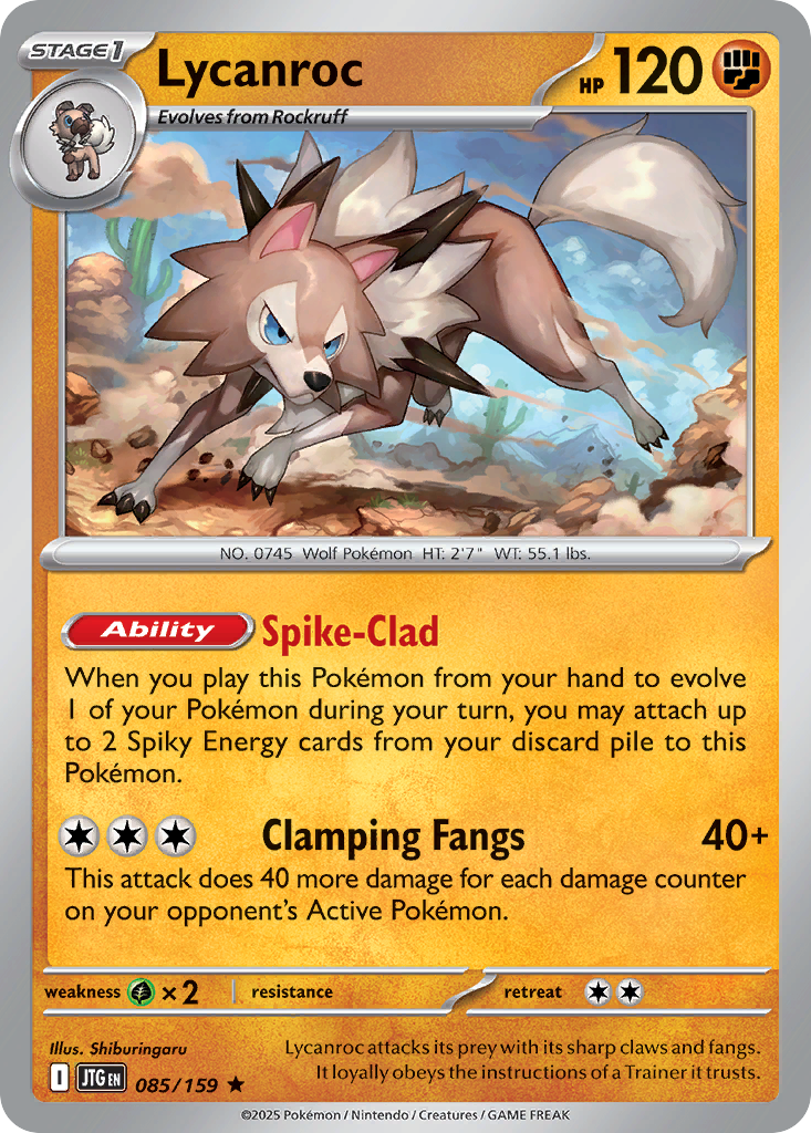 Lycanroc 085/190 Rare