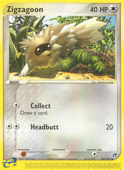 Zigzagoon 085/100 Common