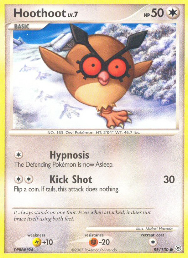 Hoothoot 085/130 Common
