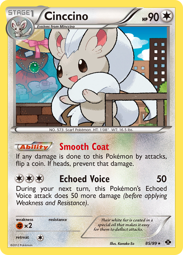 Cinccino 085/103 Rare Holo