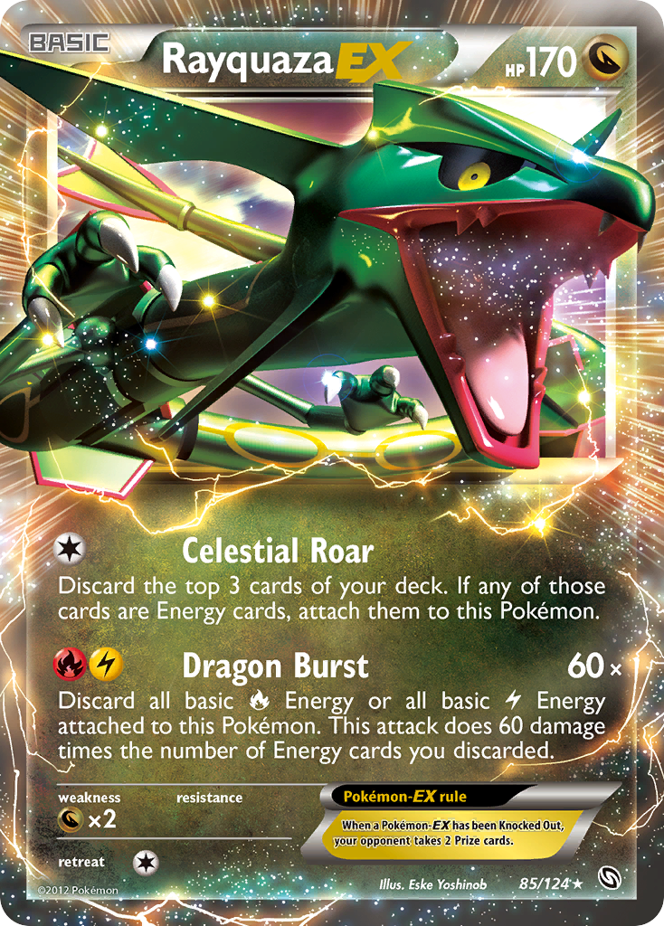 Rayquaza-EX 085/128 Rare Holo EX
