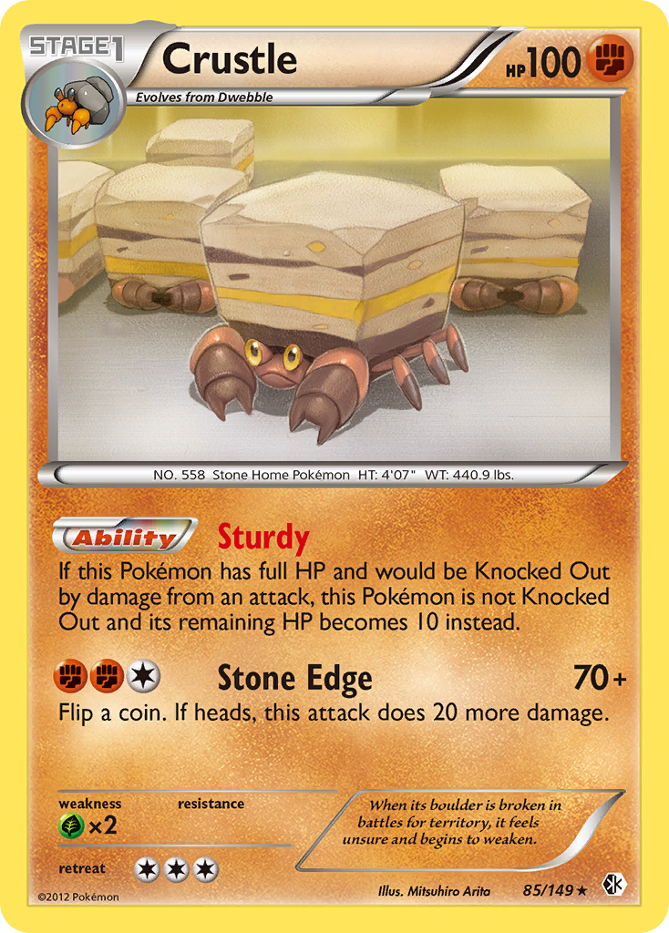 Crustle 085/153 Rare Holo