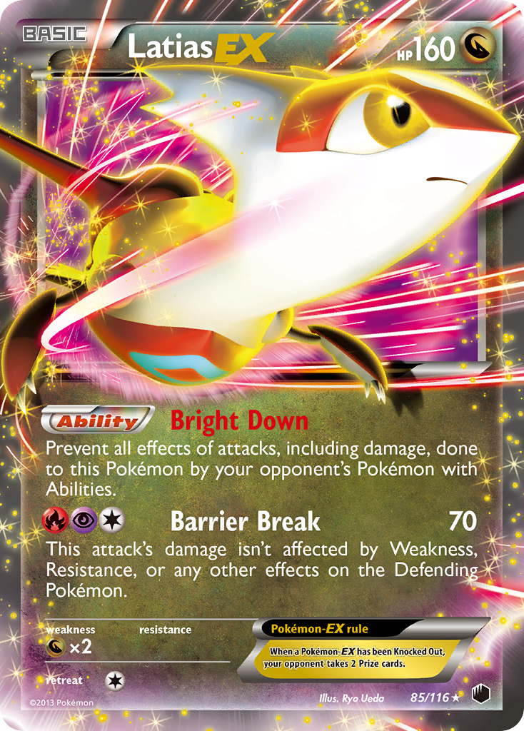 Latias-EX 085/122 Rare Holo EX