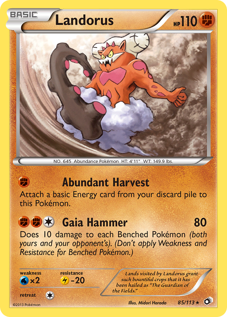 Landorus 085/140 Rare Holo