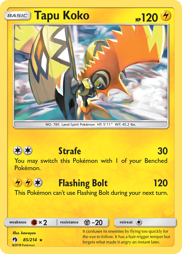 Tapu Koko 085/240 Rare Holo