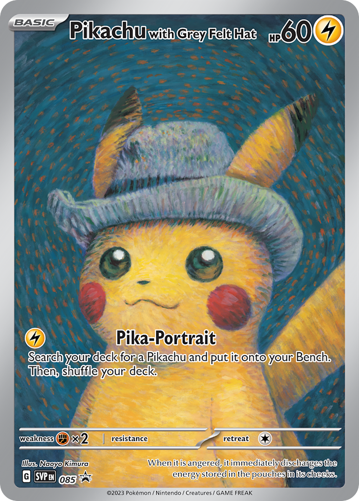 Pikachu with Grey Felt Hat 085/196 Promo