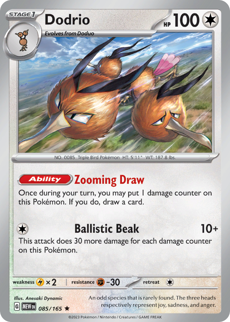 Dodrio 085/207 Rare