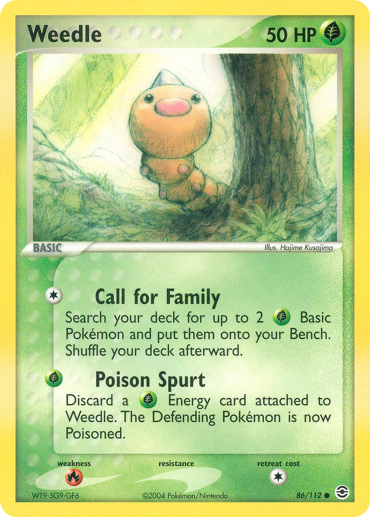 Weedle 086/116 Common