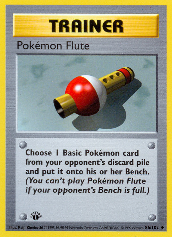 Pokémon Flute 086/102 Uncommon
