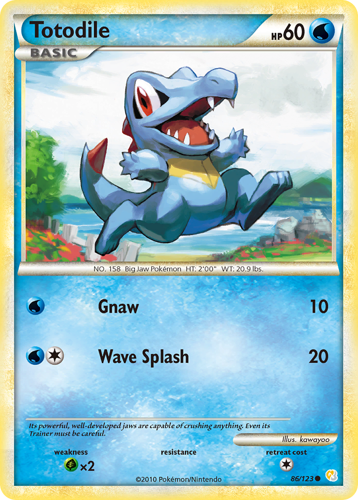 Totodile 086/124 Common