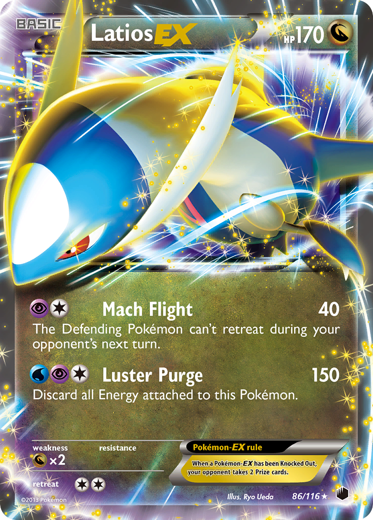 Latios-EX 086/122 Rare Holo EX