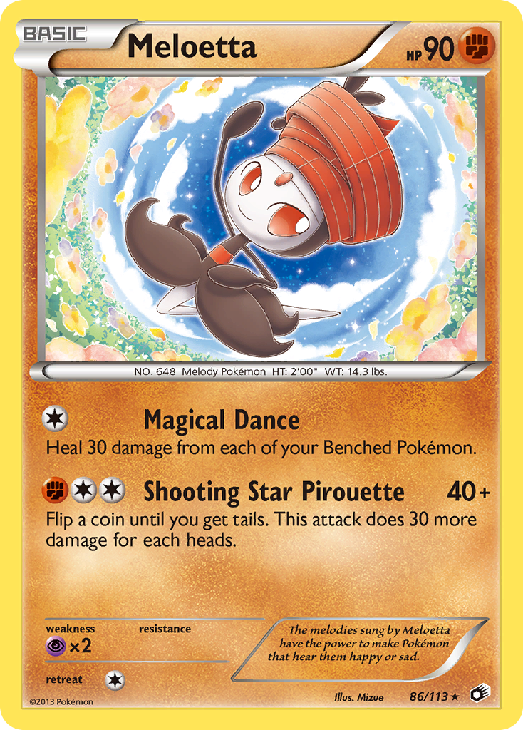 Meloetta 086/140 Rare