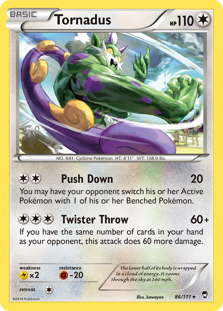 Tornadus 086/114 Rare