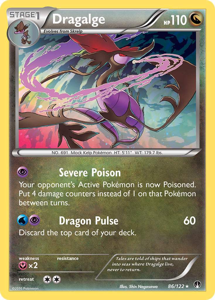 Dragalge 086/126 Rare Holo