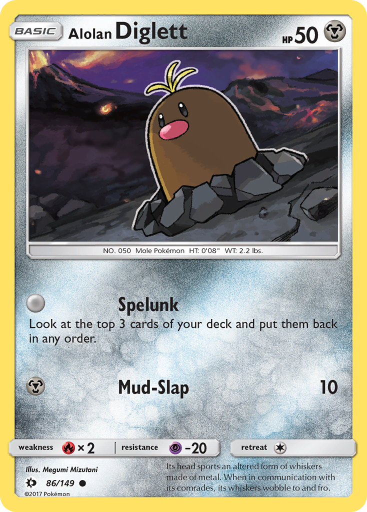 Alolan Diglett 086/173 Common