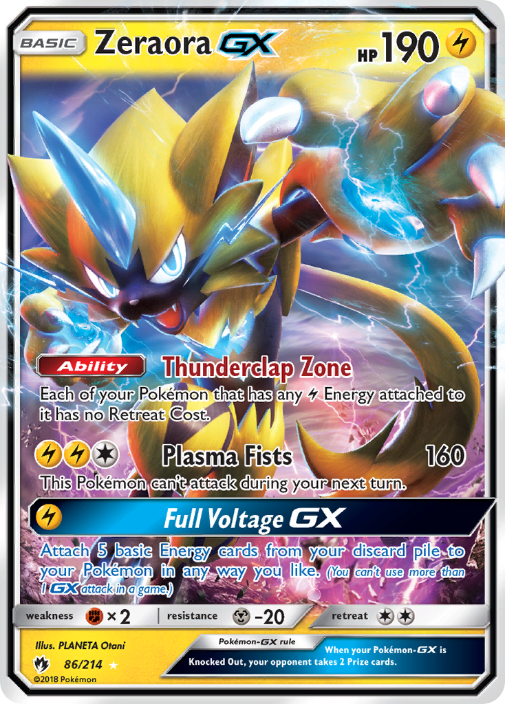 Zeraora-GX 086/240 Rare Holo GX