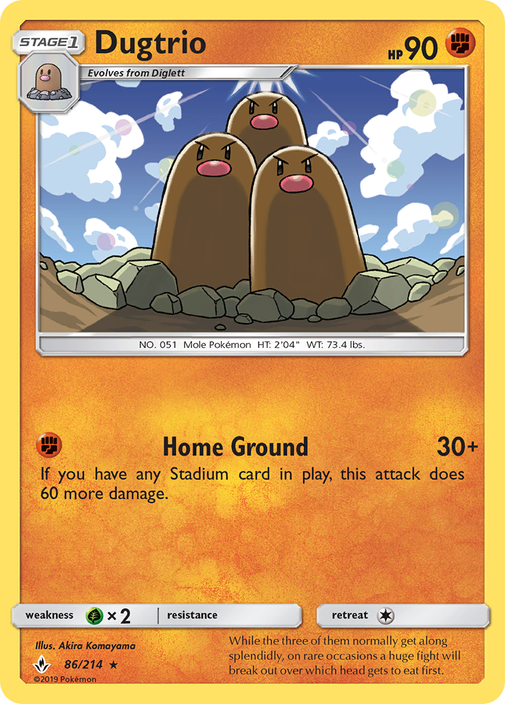 Dugtrio 086/234 Rare