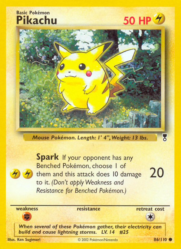Pikachu 086/110 Common