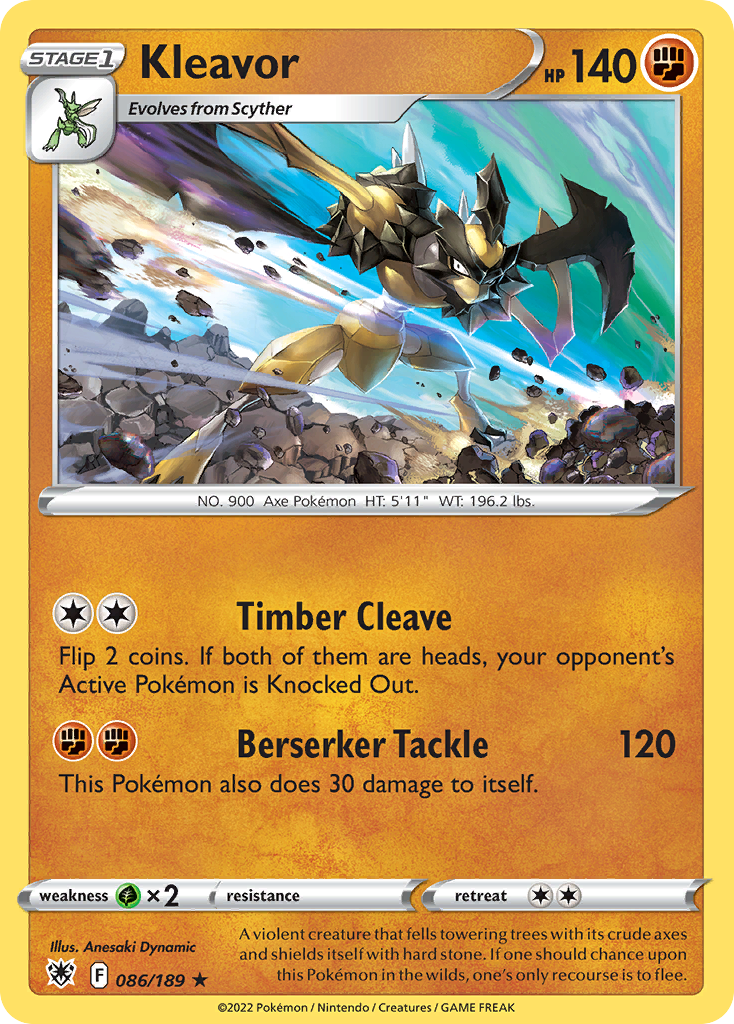 Kleavor 086/216 Rare Holo