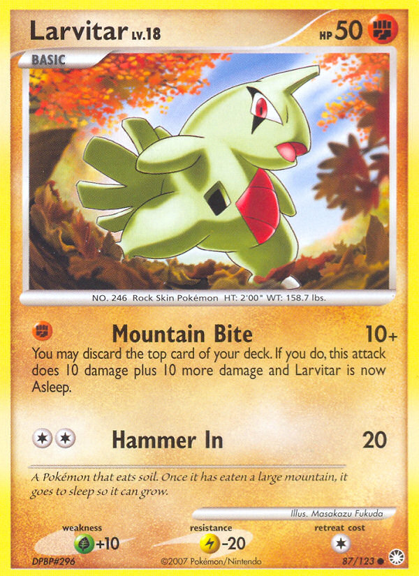 Larvitar 087/124 Common