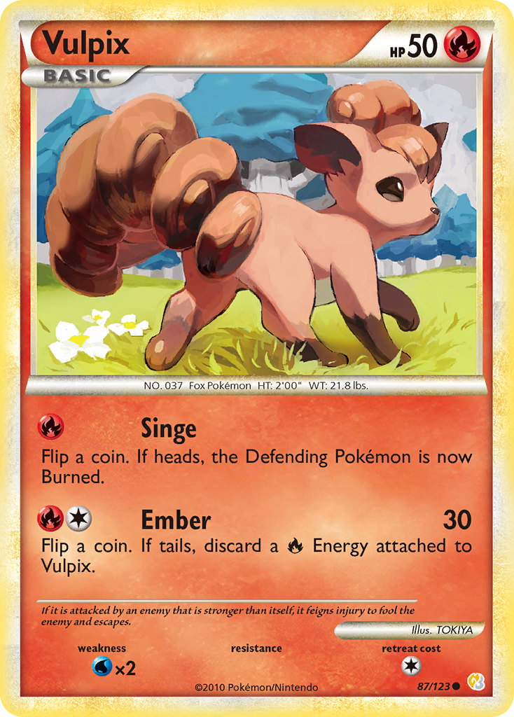 Vulpix 087/124 Common