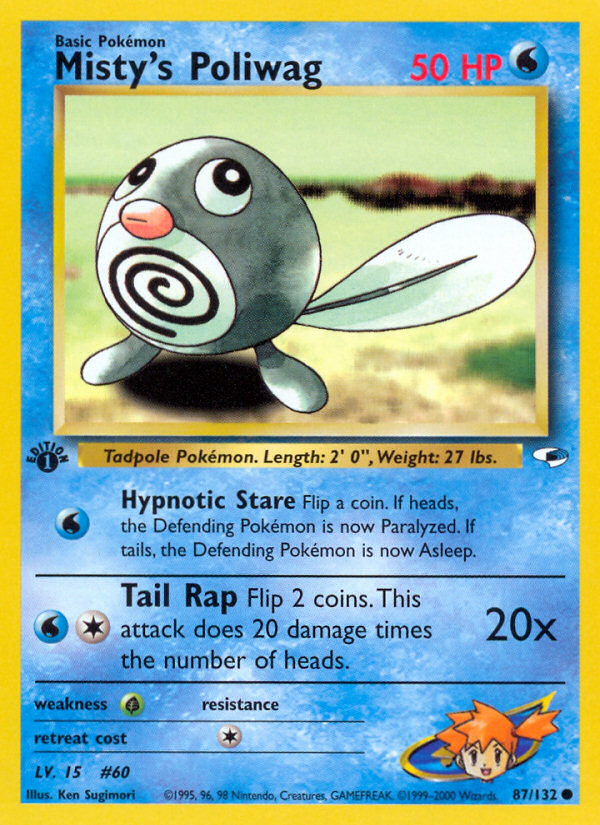 Misty's Poliwag 087/132 Common