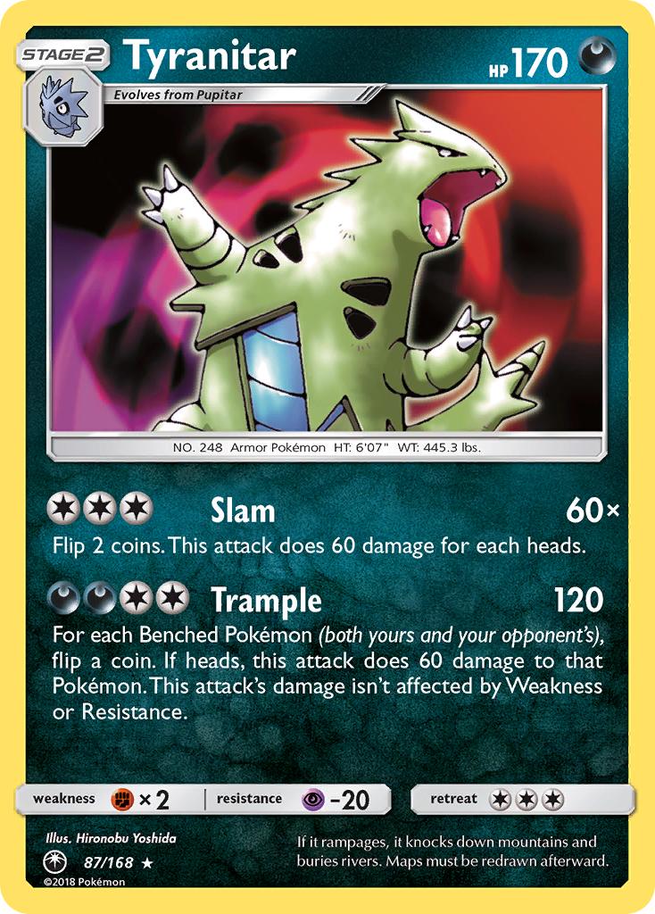 Tyranitar 087/187 Rare Holo