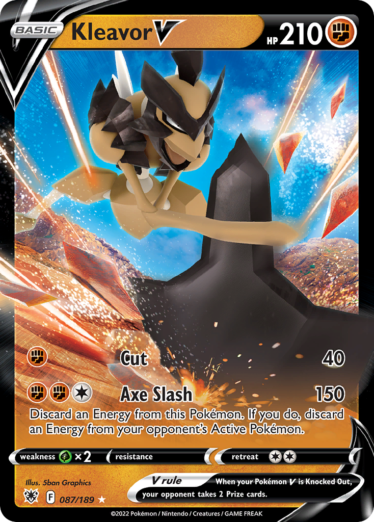 Kleavor V 087/216 Rare Holo V