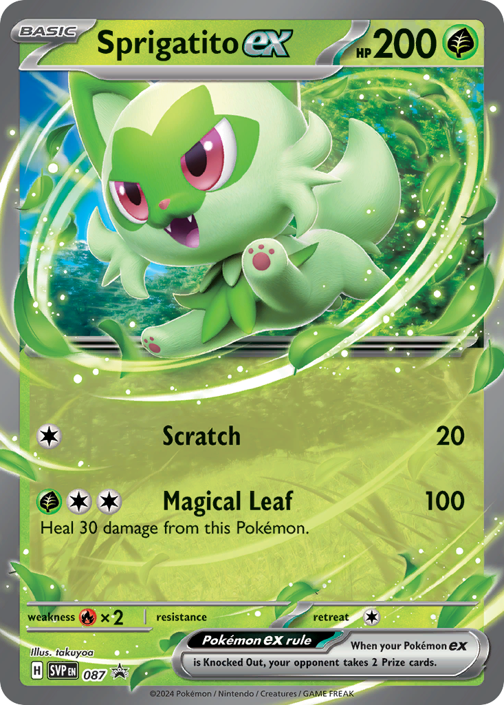 Sprigatito ex 087/196 Promo