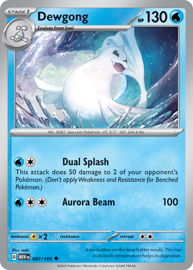 Dewgong 087/207 Uncommon