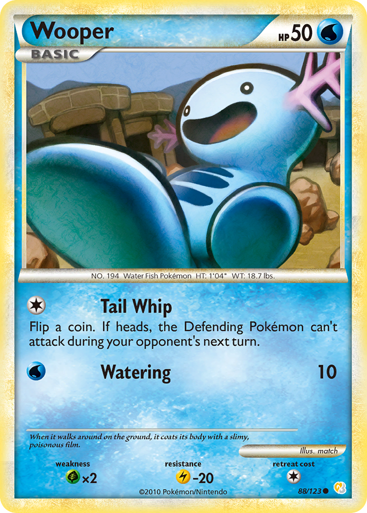 Wooper 088/124 Common
