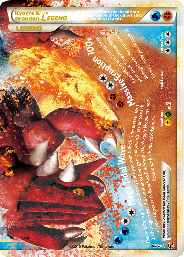 Kyogre & Groudon LEGEND 088/91 LEGEND
