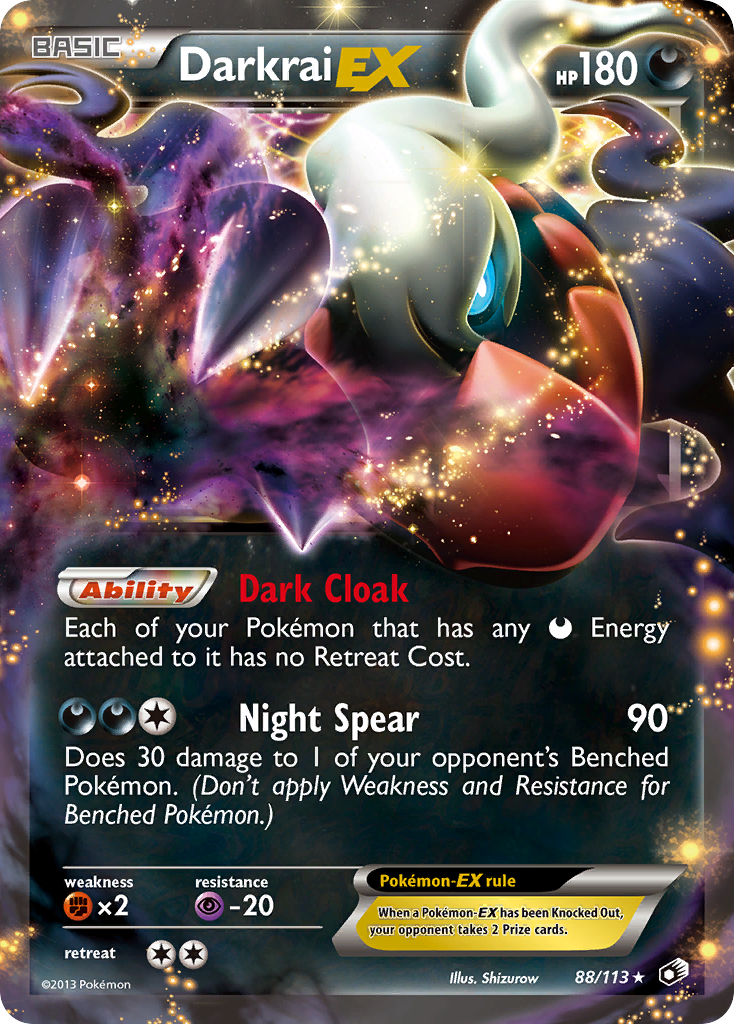 Darkrai-EX 088/140 Rare Holo EX