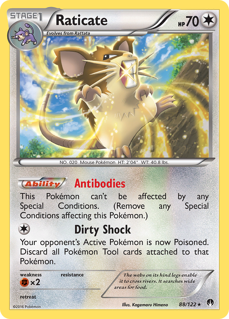 Raticate 088/126 Rare