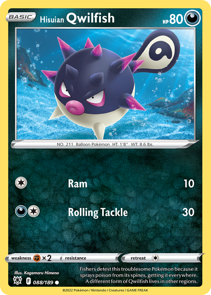 Hisuian Qwilfish 088/216 Common