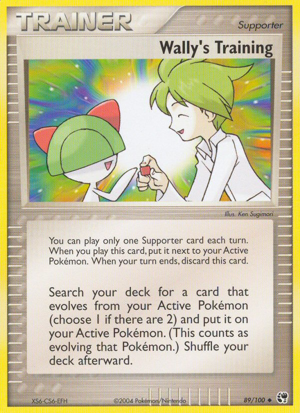 Wally's Training 089/100 Uncommon