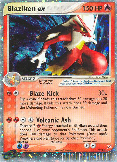 Blaziken ex 089/97 Rare Holo EX