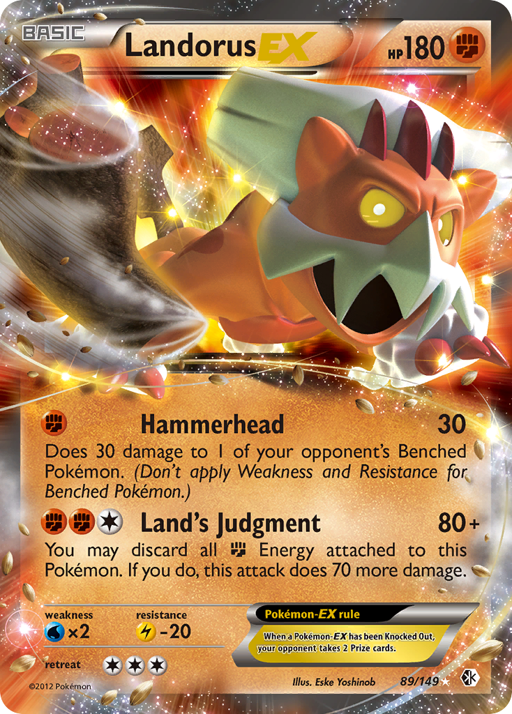 Landorus-EX 089/153 Rare Holo EX