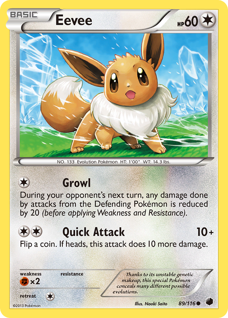 Eevee 089/122 Common