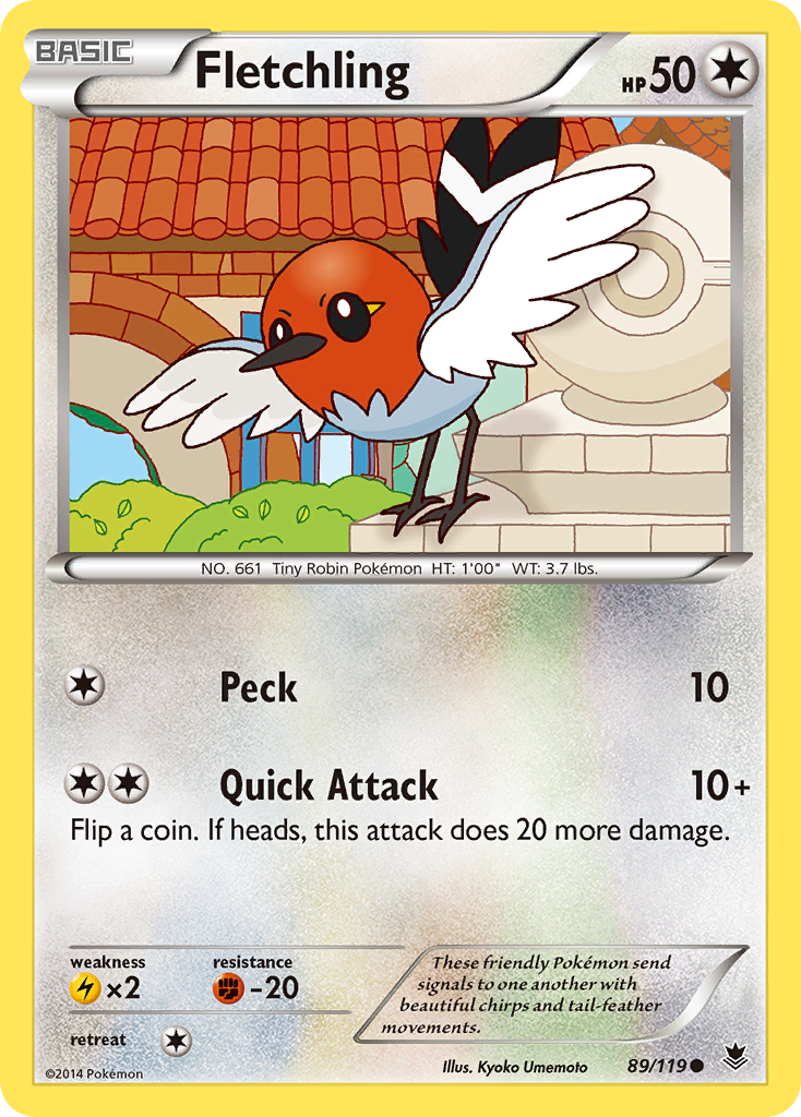 Fletchling 089/124 Common