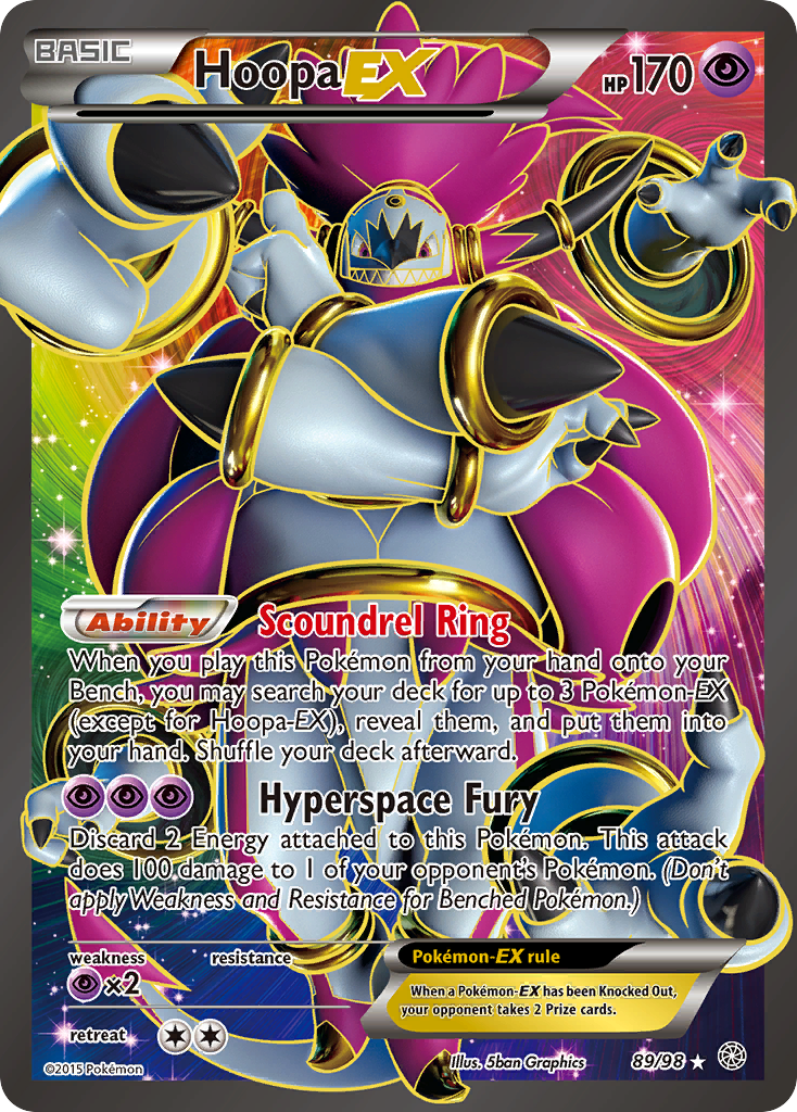 Hoopa-EX 089/100 Rare Ultra