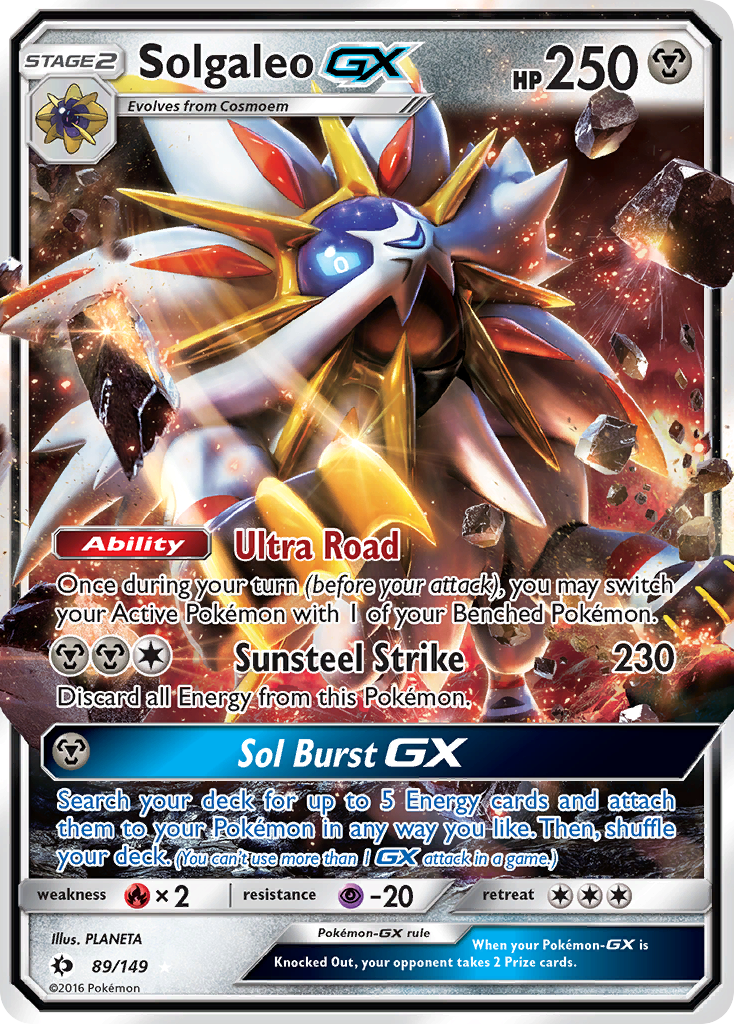 Solgaleo-GX 089/173 Rare Holo GX