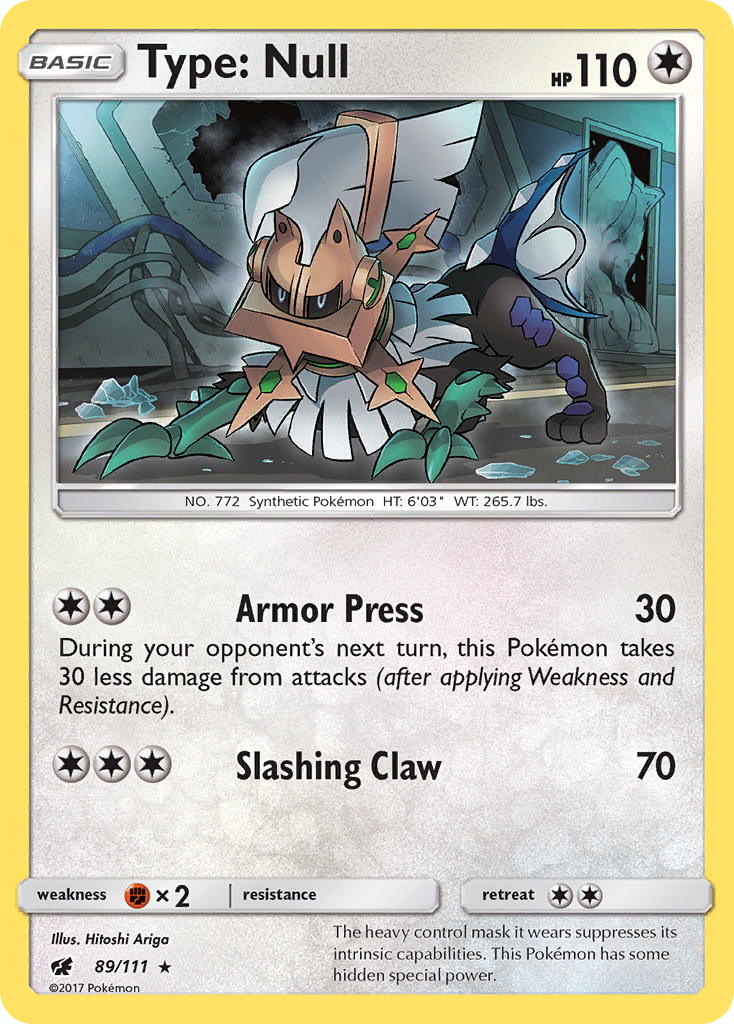 Type: Null 089/126 Rare Holo