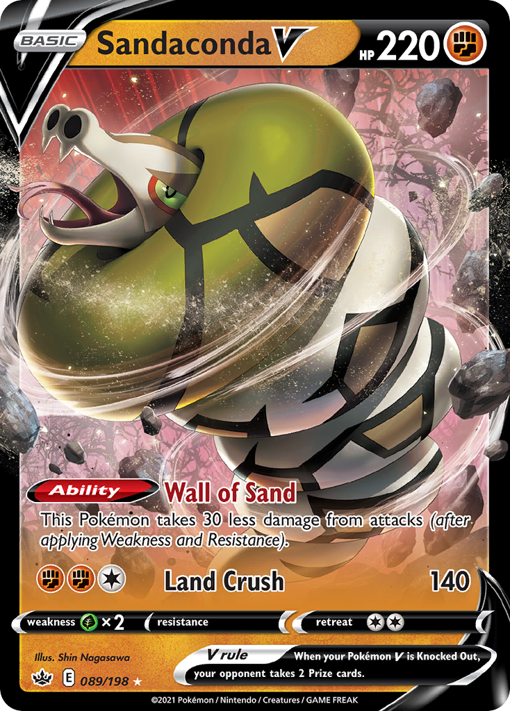 Sandaconda V 089/233 Rare Holo V