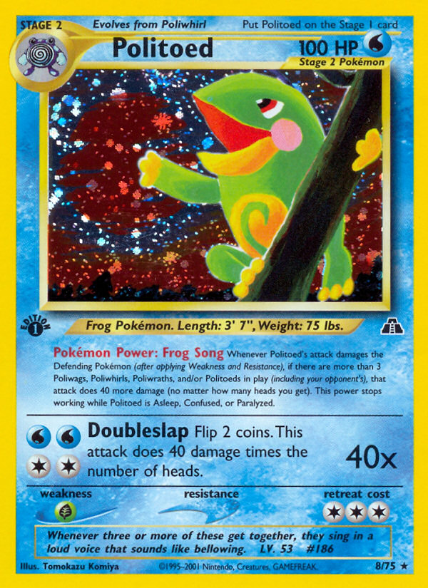 Politoed 008/75 Rare Holo