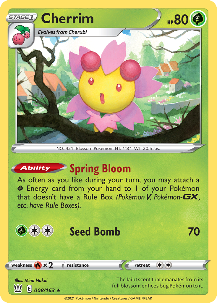 Cherrim 008/183 Rare Holo