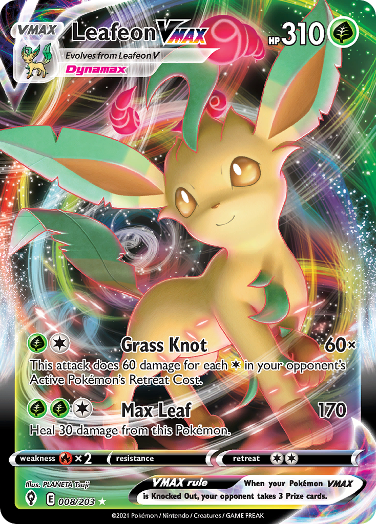 Leafeon VMAX 008/237 Rare Holo VMAX